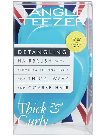 Расческа Tangle Teezer Thick & Curly Azure Blue 7