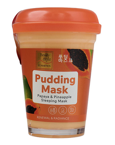 Ночная маска-пудинг с ананасом и папайей «Обновление и сияние», Beauty Style 1
