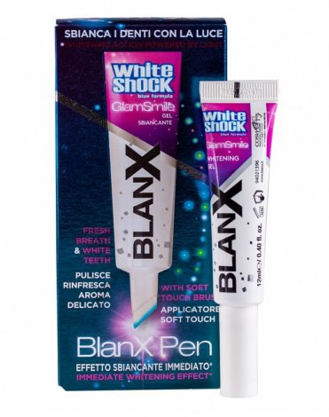 Отбеливающий карандаш White Shock Glam Smile Gel Pen, BlanX, 12 мл 1