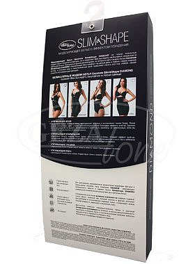 Корректир. белье Slim'n'Shape Diamond Half Slip (юбка) черн., р. L, Gezatone. 3