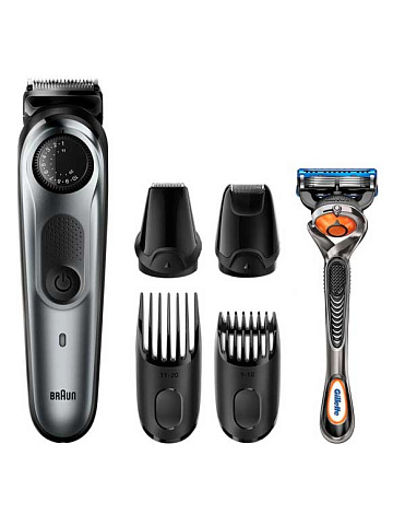 Электрический триммер BT7220 + Бритва Gillette + 2 кас (3/456) Braun 1