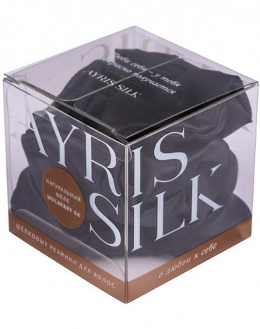 Резинки широкие из натурального шёлка, набор 2 шт.,Ayris Silk 4