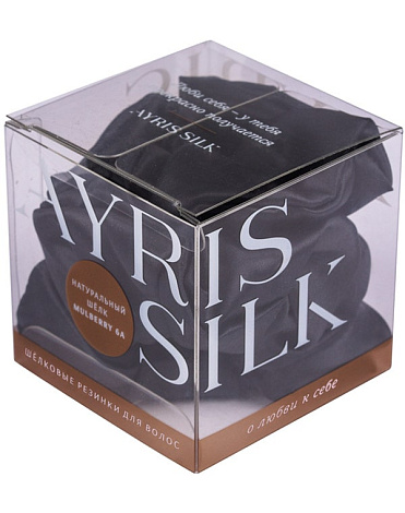 Резинки широкие из натурального шёлка, набор 2 шт.,Ayris Silk 4
