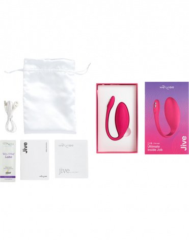 Вибромассажер в виде яйца розовый  Jive, We-Vibe 3