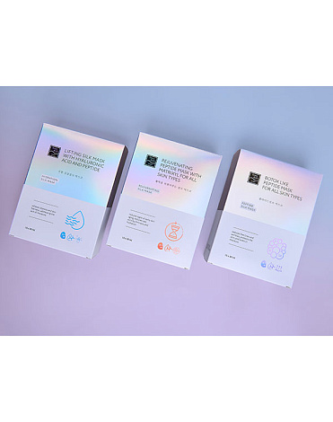 Шелковая омолаживающая пептидная маска с комплексом Ювинити и матриксилом, Beauty Style, 10 шт х 30 мл 7