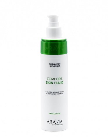 Флюид-крем барьерный с маслом чёрного тмина иэкстрактом мелиссы Comfort Skin Fluid,  ARAVIA Professional, 250 мл 3