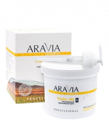 Увлажняющий укрепляющий крем для тела Vitality SPA, ARAVIA Organic, 300 мл 3