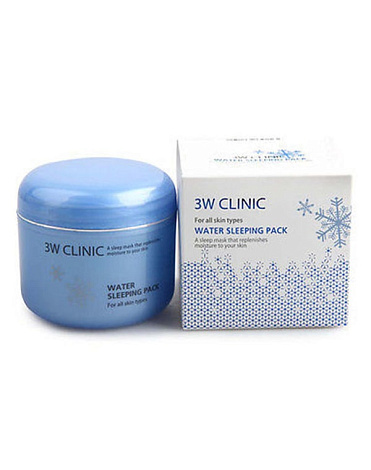 Маска для лица ночная "Увлажнение" Water Sleeping Pack, 3W Clinic, 100 мл 2