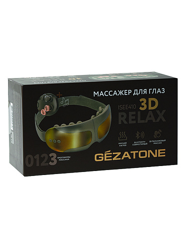 Очки массажер для глаз с нагревом и музыкой ISee410 3D Relax Gezatone - распродажа 8