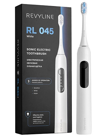 Электрическая зубная щётка RL045, цвет белый, Revyline 7