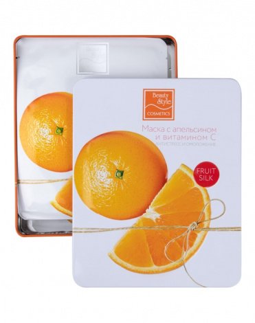 Тканевая маска с апельсином и витамином С "Антистресс и омоложение", Beauty Style, 7 шт 3