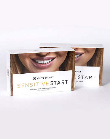 Отбеливающие полоски Sensitive Start 7 саше White Secret 5