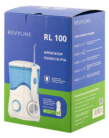 Ирригатор стационарный RL100, цвет белый, Revyline 12