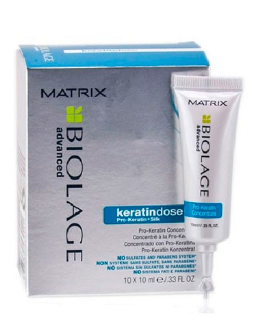 Сыворотка концентрированная Biolage Keratindose Pro-Keratin + Silk, Matrix 1