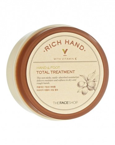 Универсальный бальзам Rich Hand V Hand & Foot Total Treatment, The Face Shop, 110 мл 1