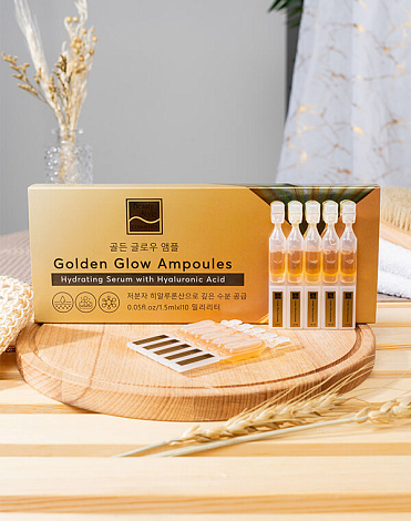 Увлажняющая сыворотка с гиалуроновой кислотой «Golden Glow Ampoules», Beauty Style, 1,5 мл*10 шт 7