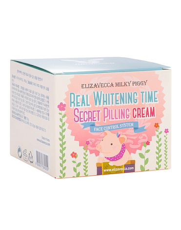 Пилинг-крем для лица Milky Piggy Real Whitening Time Secret Pilling Cream Elizavecca, 100 мл 2