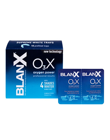 Капы отбеливающие Сила Кислорода Supreme White Trays O3X, BlanX 1