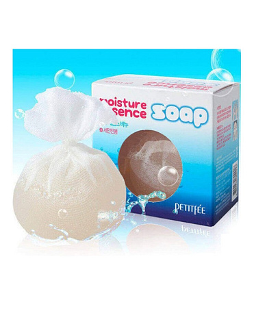 Мыло для лица гидрогелевое увлажняющее и очищающее Moisture essence Soap, Petitfee, 120 гр 4