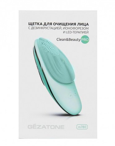 Щетка для очищения лица с дезинкрустацией, ионофорезом и LED терапией m780, Gezatone 6