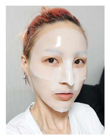 Набор гидрогелевых масок для лица с маслом ши и жемчужной пудрой Pearl & Sea butter mask, Koelf, 5 шт 4