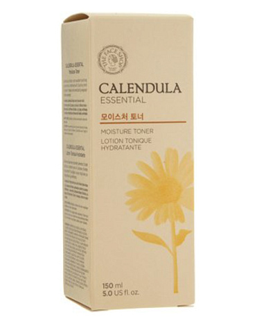 Тонер для лица с экстрактом календулы Calendula Essential Moisture Toner, The Face Shop, 150 мл 3