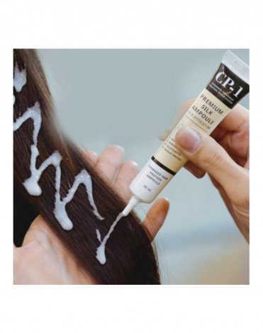 Несмываемая сыворотка для волос с протеинами шелка CP - 1 Premium Silk Ampoule, Esthetic house, 4 тубы 3