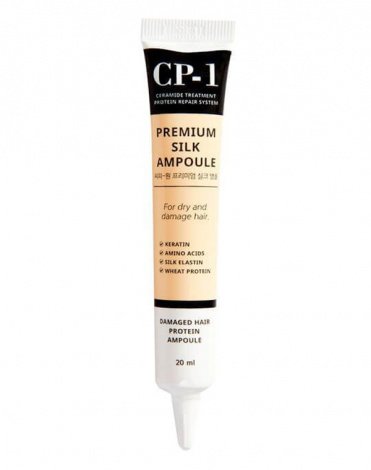 Несмываемая сыворотка для волос с протеинами шелка CP - 1 Premium Silk Ampoule, Esthetic house, 4 тубы 2