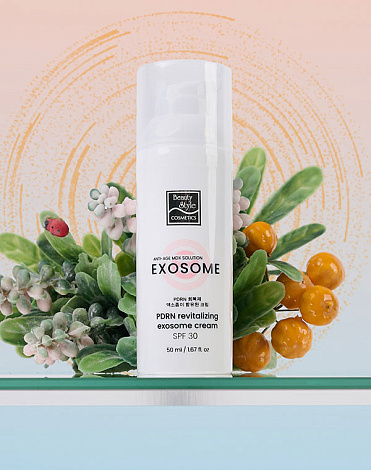 Восстанавливающий омолаживающий крем с экзосомами и PDRN, SPF 30 PDRN Revitalizing Exosome Cream Beauty Style, 50 мл 4