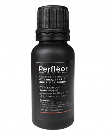 Кислородная эмульсия 5 от выпадения и для роста волос, Perfleor 4