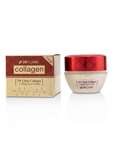 Лифтинг Крем для век с Коллагеном Collagen Lifting Eye Cream, 3W Clinic, 35 мл 2