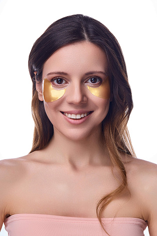 Золотые гидрогелевые патчи для глаз против морщин Матриксил, 60 шт., Beauty Style 12