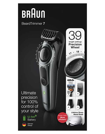 Электрический триммер BT7220 + Бритва Gillette + 2 кас (3/456) Braun 3