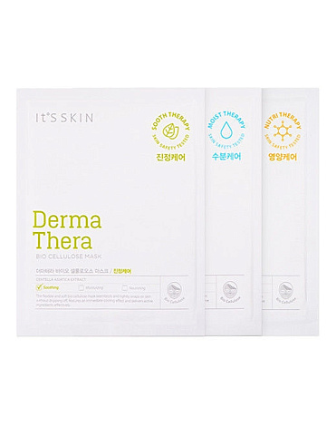 Гидрогелевая маска для лица "Derma Thera Bio" освежающая, It's Skin, 25 мл 2