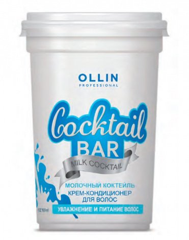 Крем-кондиционер для волос Молочный коктейль увлажнение и питание Cocktail BAR, Ollin 1