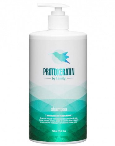 Шампунь интенсивное увлажнение Intensive hydration shampoo 750 мл Protokeratin 1