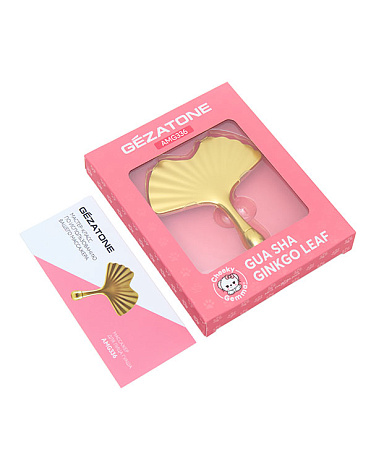 Массажер Гуаша для лица и шеи «Gua Sha Ginkgo Leaf AMG336», CHEEKY GEMMY, Gezatone 4
