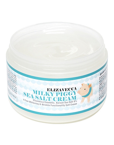 Омолаживающий крем с коллагеном и морской солью Milky Piggy Sea Salt Cream Elizavecca, 100 мл 3