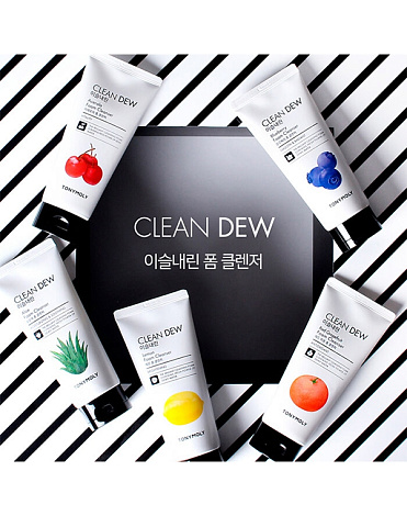 Пенка для умывания Clean Dew Foam Cleanser, Tony Moly 7