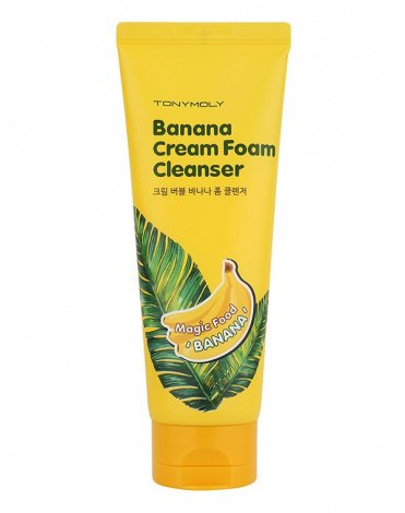Очищающее средство для лица с экстрактом банана Magic Food Banana Cream Foam Cleanser, Tony Moly 1