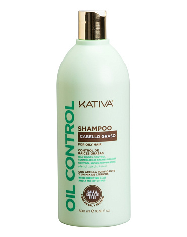 Шампунь "Контроль" для жирных волос OIL CONTROL Kativa, 250 и 500 мл 2