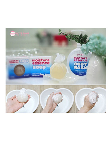 Мыло для лица гидрогелевое увлажняющее и очищающее Moisture essence Soap, Petitfee, 120 гр 3