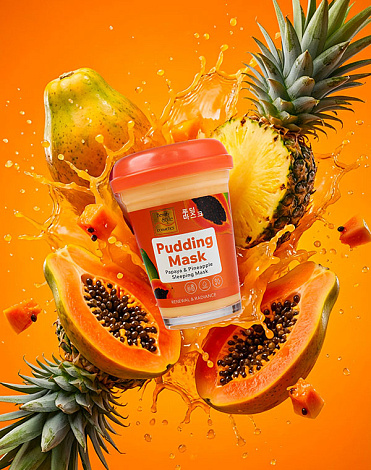 Ночная маска-пудинг с ананасом и папайей «Обновление и сияние», Beauty Style 3