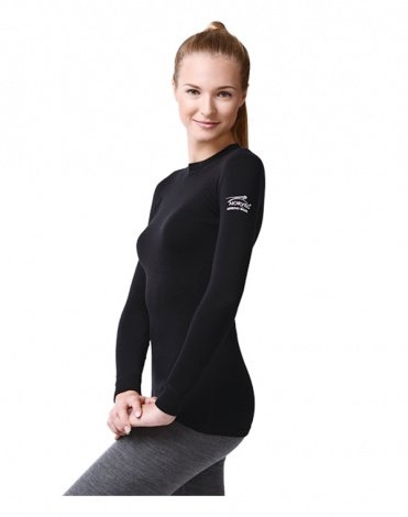 Термобелье футболка женская с длинным рукавом Norveg, серии Soft 2