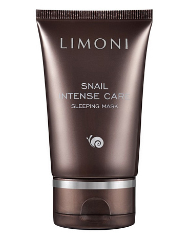 Ночная интенсивная маска с экстрактом секреции улитки Snail Intense Care Sleeping Limoni, 50 мл 1