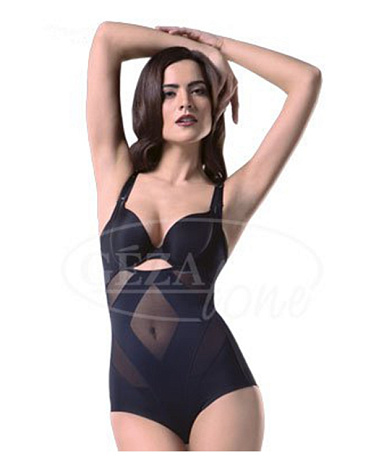 Корректир. белье Slim'n'Shape Diamond Bodysuit (комбидрес) Gezatone черн., р.  L 1