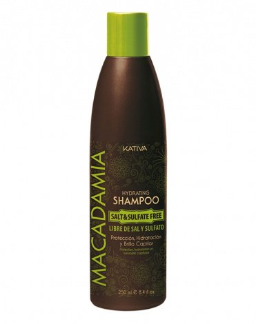 Интенсивно увлажняющий шампунь для нормальных и поврежденных волос Macadamia, Kativa, 250мл 1