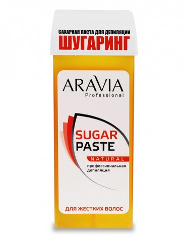 Сахарная паста для депиляции в картридже «Натуральная» мягкой консистенции, ARAVIA Professional, 150 гр 1