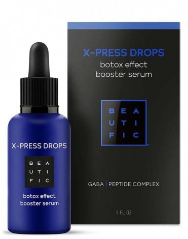 Cыворотка-бустер для лица с эффектом ботокса с матрикинами и Gaba X-press Drops Beautific 1