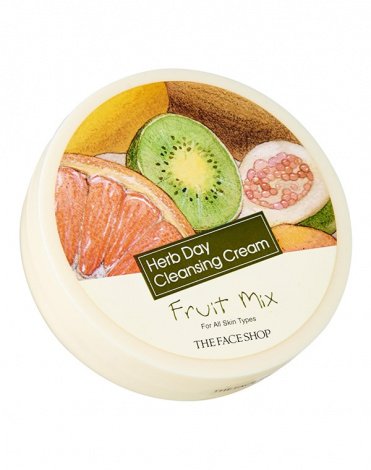 Очищающий крем с экстрактом фруктового микса Herb Day Cleansing Cream, The Face Shop, 150 мл 1